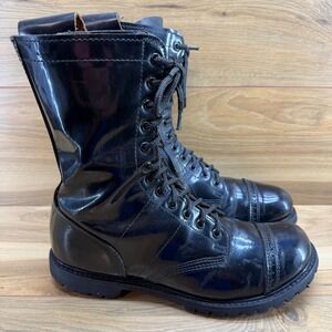 Corcoran Jump Boots Combat Mens 12 M Black Leather Lace Up USA Made